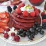 The Simplest Beet Pancakes